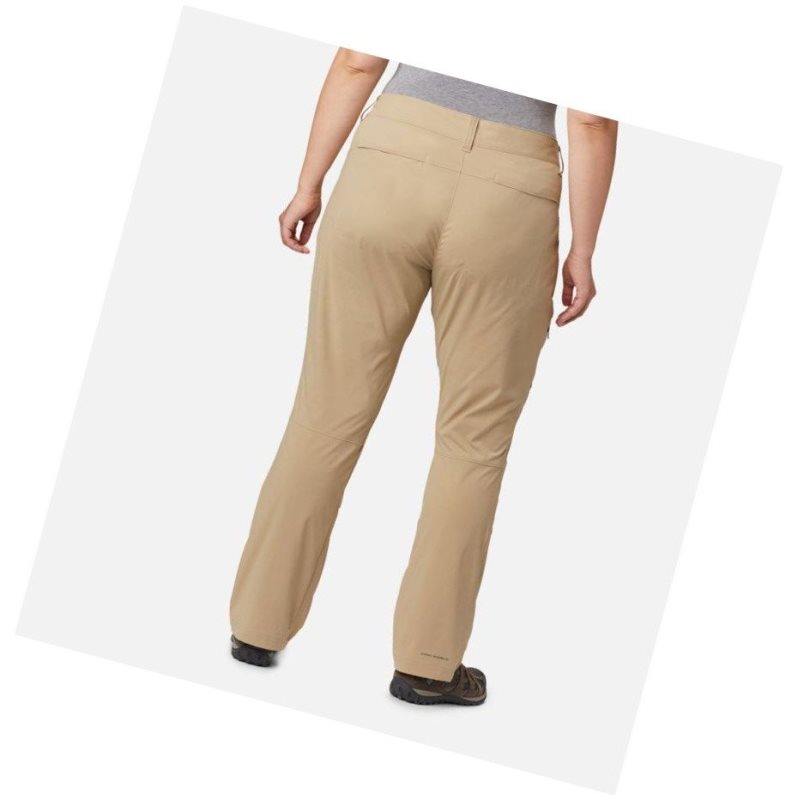 Columbia Saturday Trail Stretch Plus Size Pantolon Kadın Kahverengi | 57490-CZEK