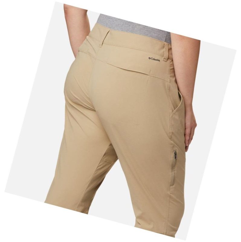 Columbia Saturday Trail Stretch Plus Size Pantolon Kadın Kahverengi | 57490-CZEK