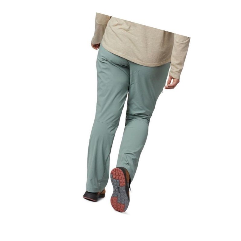 Columbia Saturday Trail Stretch Plus Size Pantolon Kadın Açık Yeşil | 94751-LYMN
