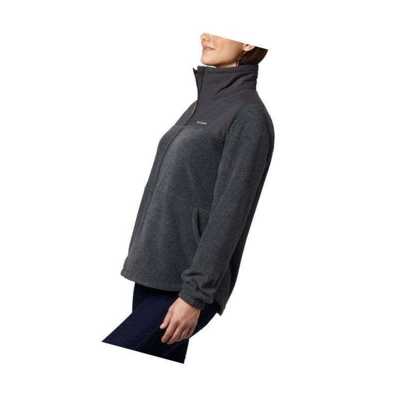 Columbia Sawyer Rapids Overlay Full Zip Fleece Mont Kadın Koyu Gri | 03562-EGCY