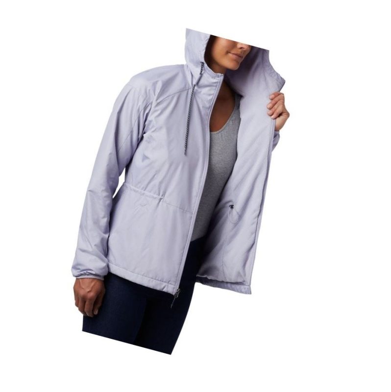 Columbia Side Hill Lined Windbreaker Mont Kadın Mor | 29678-ETUY
