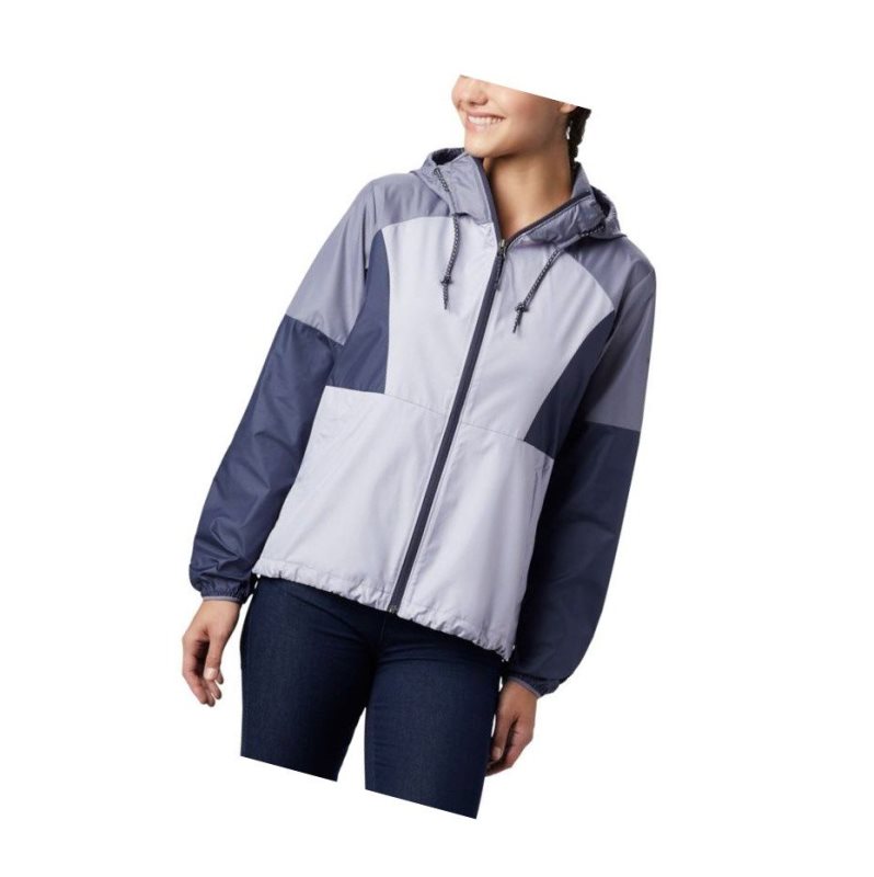 Columbia Side Hill Windbreaker Mont Kadın Lacivert | 90238-TSYD