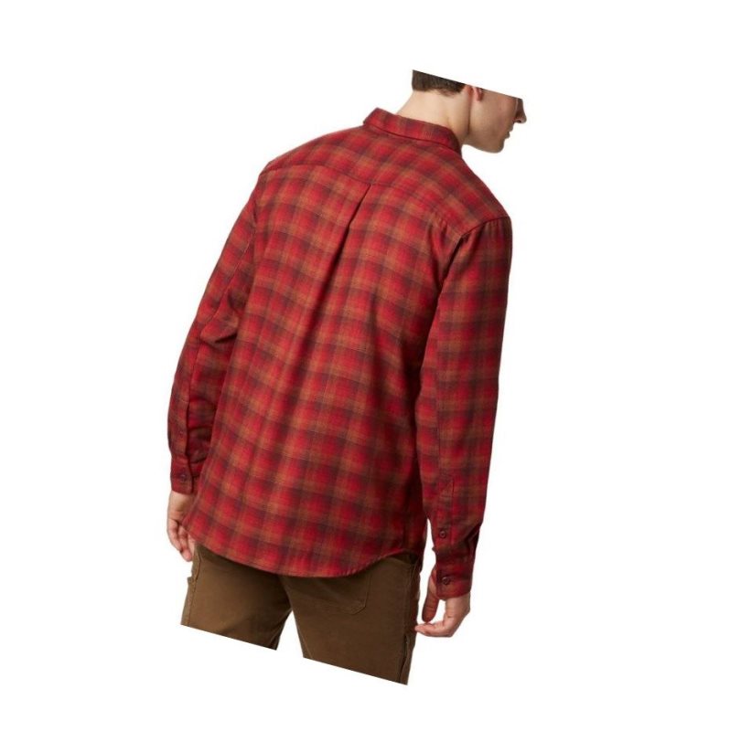 Columbia Silver Ridge 2.0 Flannel Big Gömlek Erkek Mavi Kırmızı | 65039-TOMV