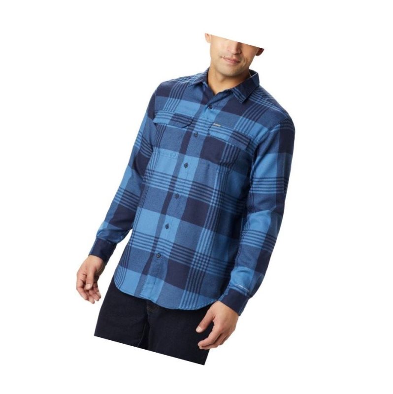 Columbia Silver Ridge 2.0 Flannel Big Gömlek Erkek Mavi | 48753-UJIA