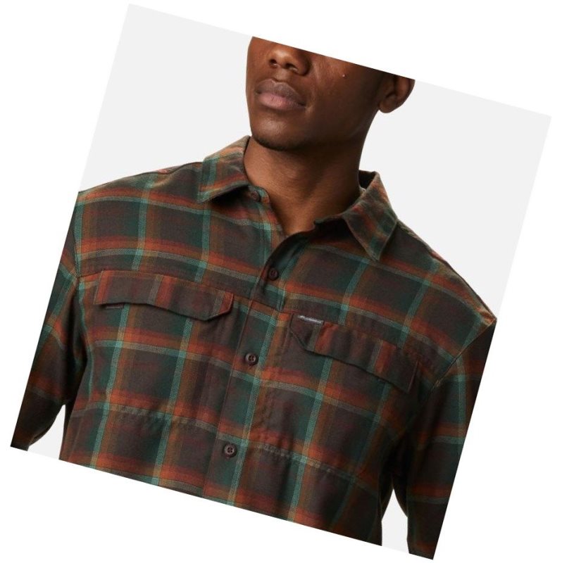 Columbia Silver Ridge 2.0 Flannel Gömlek Erkek Kırmızı | 21593-UYEC