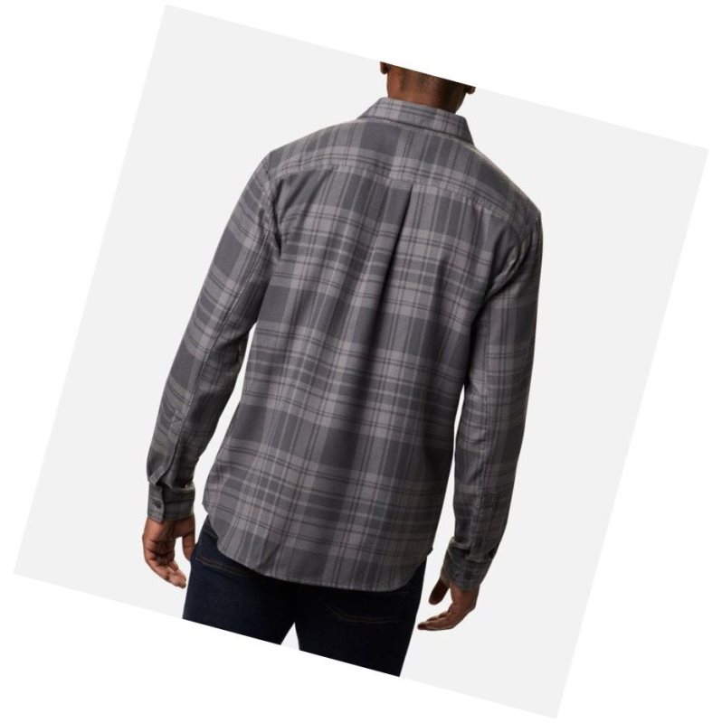 Columbia Silver Ridge 2.0 Flannel Tall Gömlek Erkek Koyu Gri | 64807-MBRU