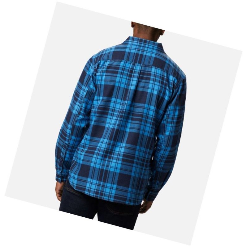 Columbia Silver Ridge 2.0 Flannel Tall Gömlek Erkek Lacivert | 46182-IBYO