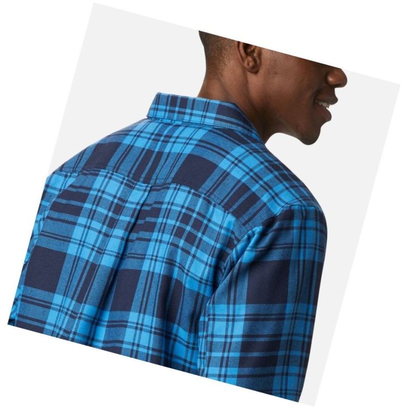 Columbia Silver Ridge 2.0 Flannel Tall Gömlek Erkek Lacivert | 46182-IBYO
