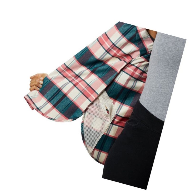 Columbia Silver Ridge 2.0 Flannel Tunic Gömlek Kadın Kırmızı | 42831-LWJS