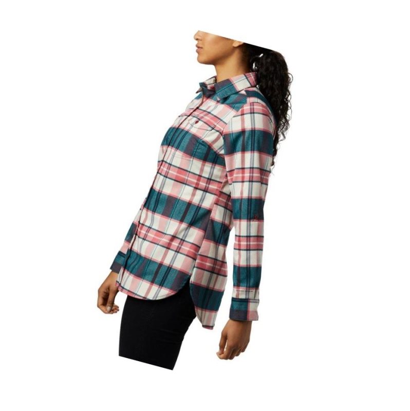Columbia Silver Ridge 2.0 Flannel Tunic Gömlek Kadın Kırmızı | 42831-LWJS