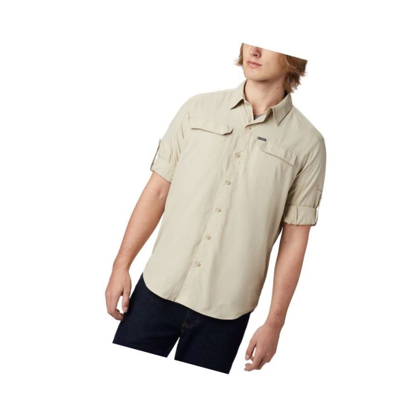 Columbia Silver Ridge 2.0 Long Sleeve Big Gömlek Erkek Haki | 45027-XTFR