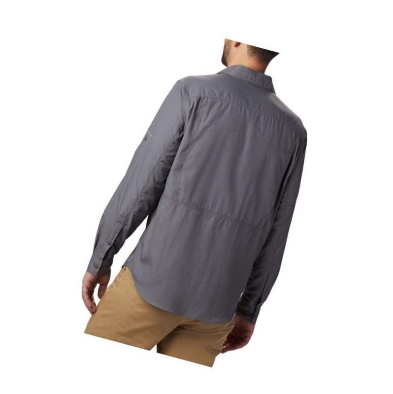 Columbia Silver Ridge 2.0 Long Sleeve Big Gömlek Erkek Gri | 93680-DJZV