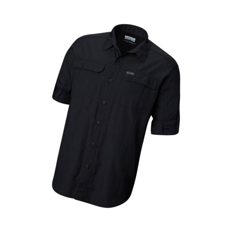 Columbia Silver Ridge 2.0 Long Sleeve Big Gömlek Erkek Siyah | 23601-JTCD