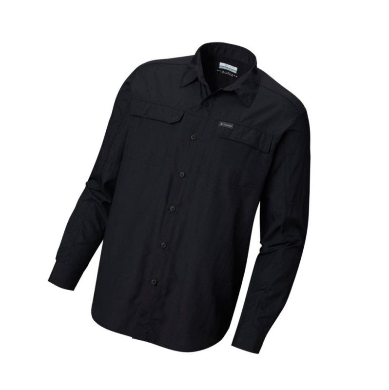 Columbia Silver Ridge 2.0 Long Sleeve Big Gömlek Erkek Siyah | 23601-JTCD