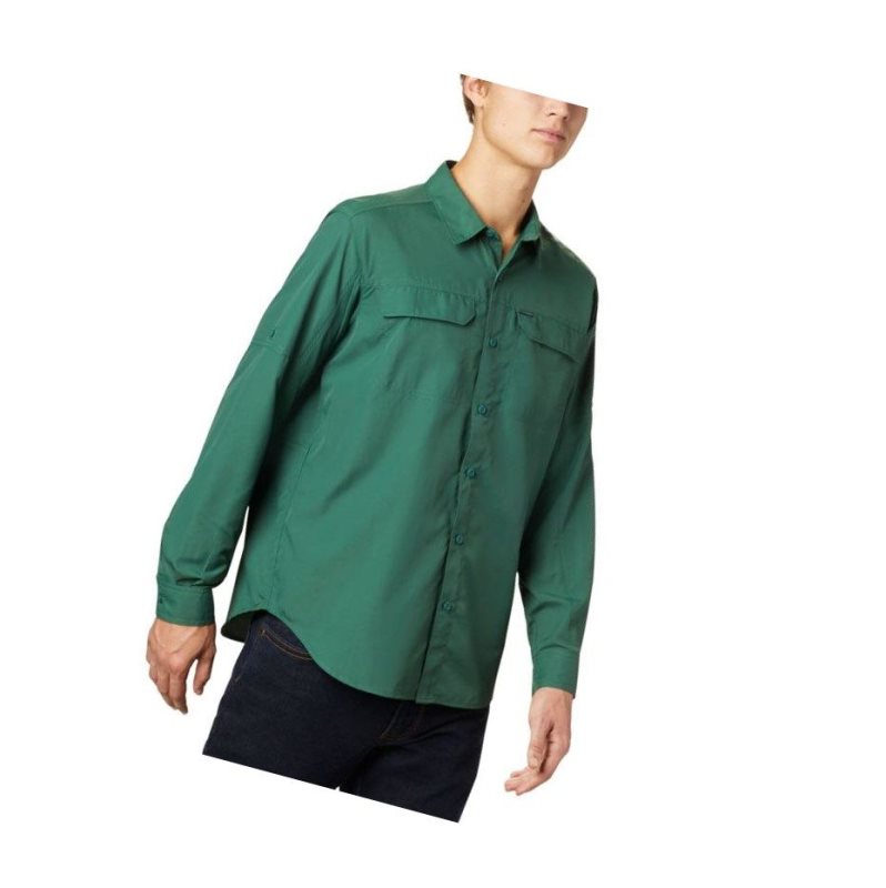 Columbia Silver Ridge 2.0 Long Sleeve Gömlek Erkek Yeşil | 61985-KMRI