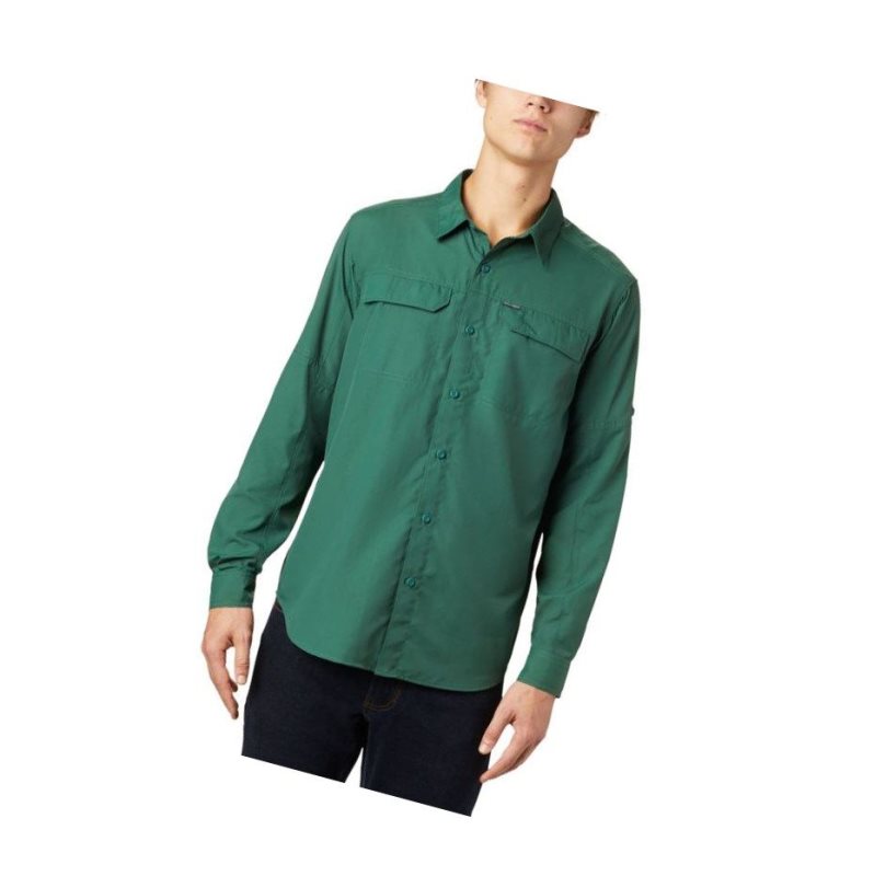 Columbia Silver Ridge 2.0 Long Sleeve Gömlek Erkek Yeşil | 61985-KMRI