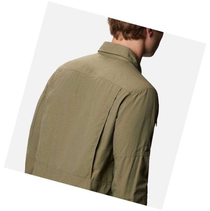 Columbia Silver Ridge 2.0 Long Sleeve Gömlek Erkek Gri Yeşil | 52160-OAKT