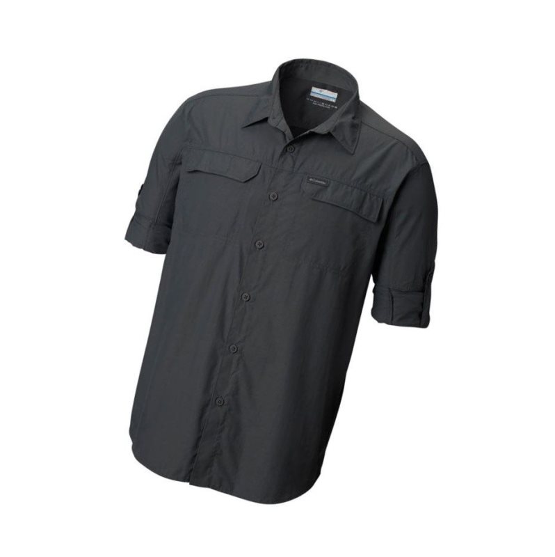 Columbia Silver Ridge 2.0 Long Sleeve Gömlek Erkek Koyu Gri | 94502-KLUG