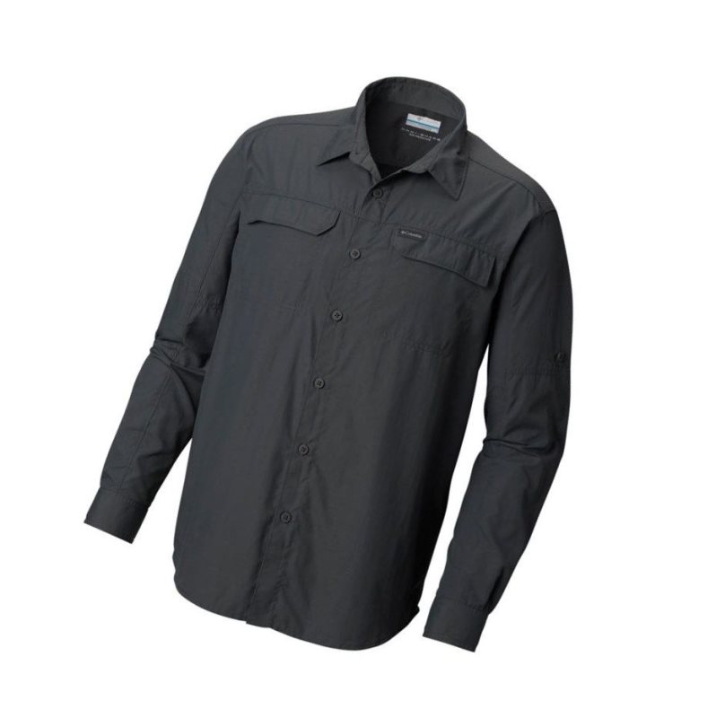 Columbia Silver Ridge 2.0 Long Sleeve Gömlek Erkek Koyu Gri | 94502-KLUG