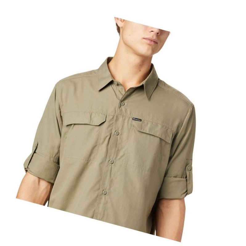 Columbia Silver Ridge 2.0 Long Sleeve Gömlek Erkek Zeytin Yeşili | 23798-PVYL