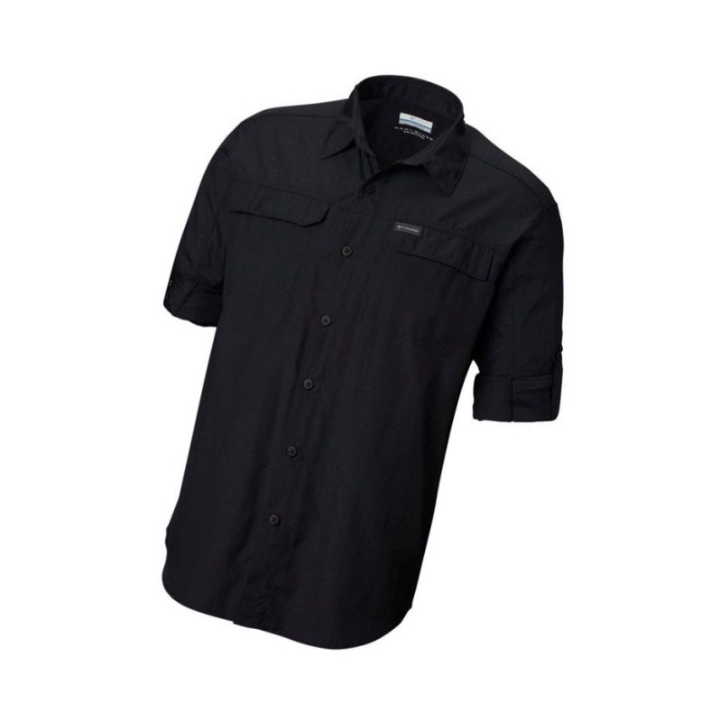Columbia Silver Ridge 2.0 Long Sleeve Gömlek Erkek Siyah | 05984-YSWA