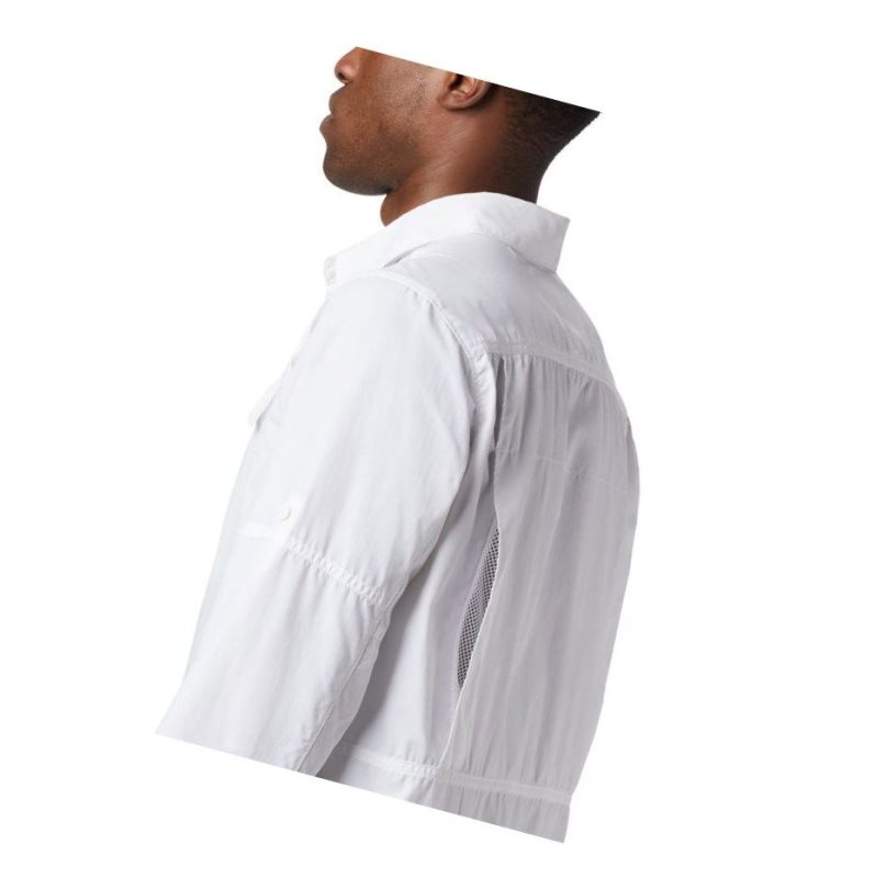 Columbia Silver Ridge 2.0 Long Sleeve Tall Gömlek Erkek Beyaz | 46812-HTYU