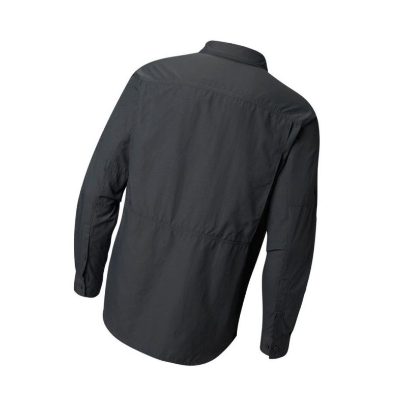 Columbia Silver Ridge 2.0 Long Sleeve Tall Gömlek Erkek Koyu Gri | 98730-PDZR
