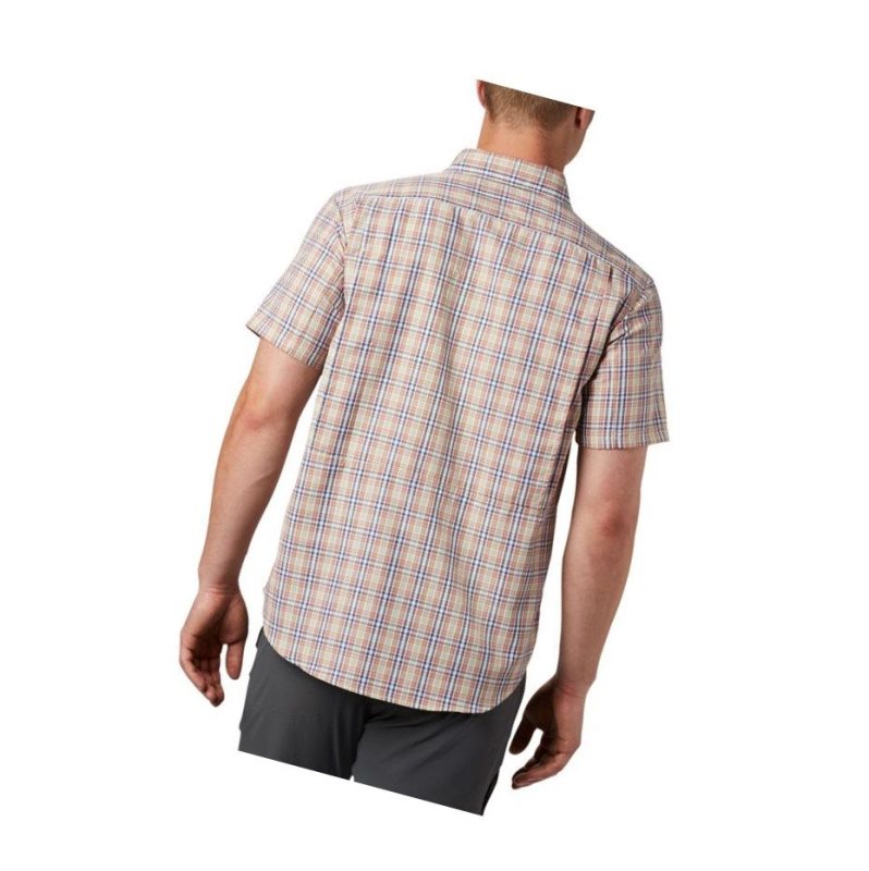 Columbia Silver Ridge 2.0 Multi Plaid Short Sleeve Gömlek Erkek Koyu Mercan | 48195-GOXU
