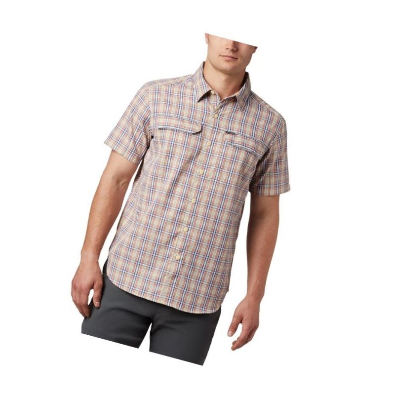 Columbia Silver Ridge 2.0 Multi Plaid Short Sleeve Gömlek Erkek Koyu Mercan | 48195-GOXU