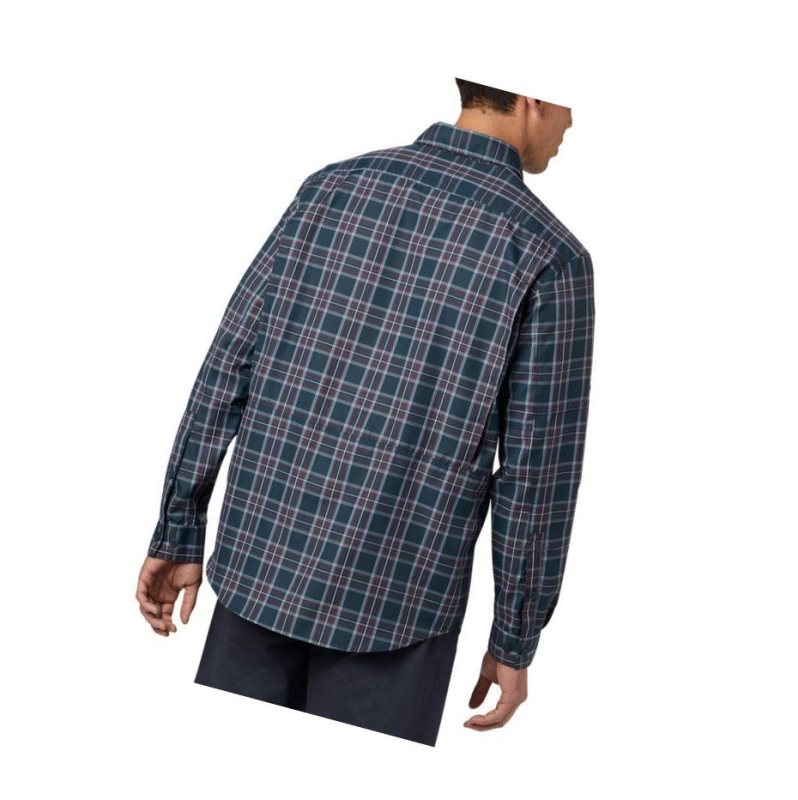 Columbia Silver Ridge 2.0 Plaid Long Sleeve Tall Gömlek Erkek Gri | 41850-YWLJ