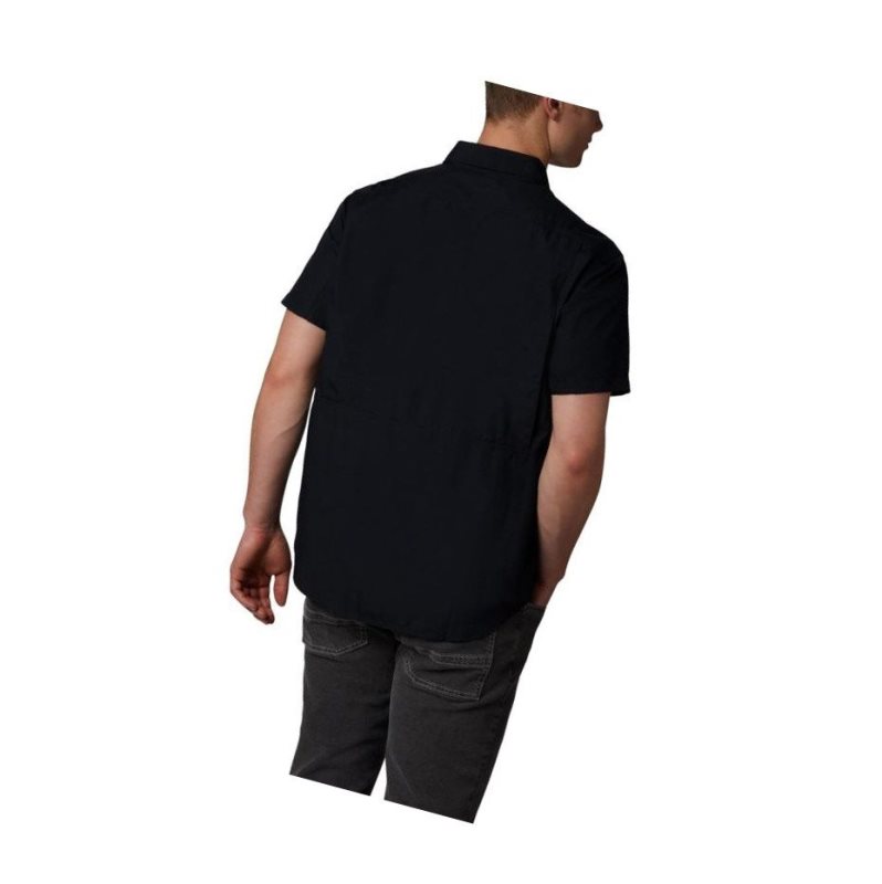 Columbia Silver Ridge 2.0 Short Sleeve Gömlek Erkek Siyah | 95843-DNVI