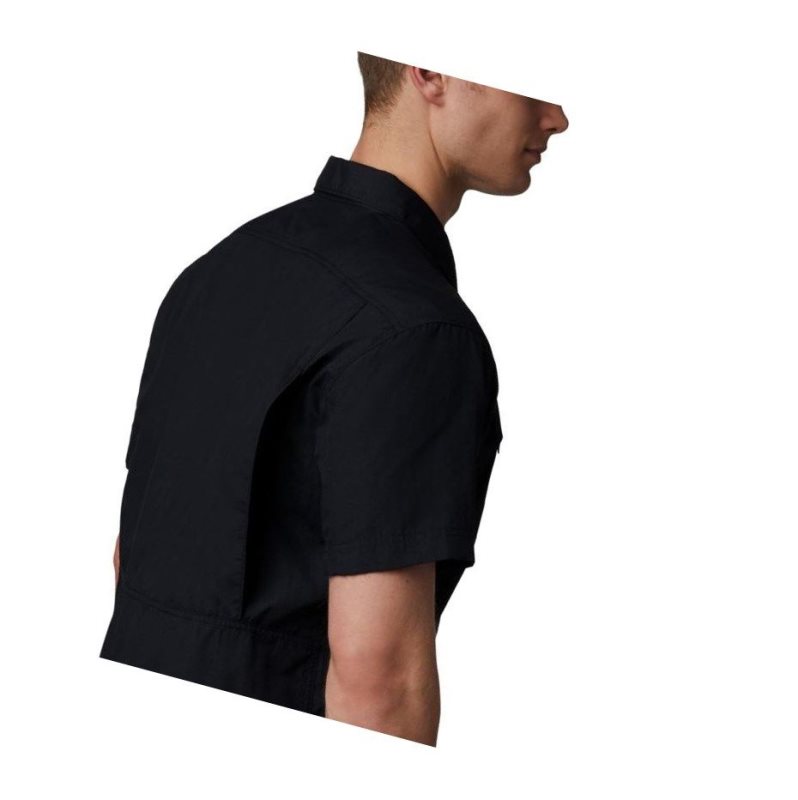Columbia Silver Ridge 2.0 Short Sleeve Gömlek Erkek Siyah | 95843-DNVI