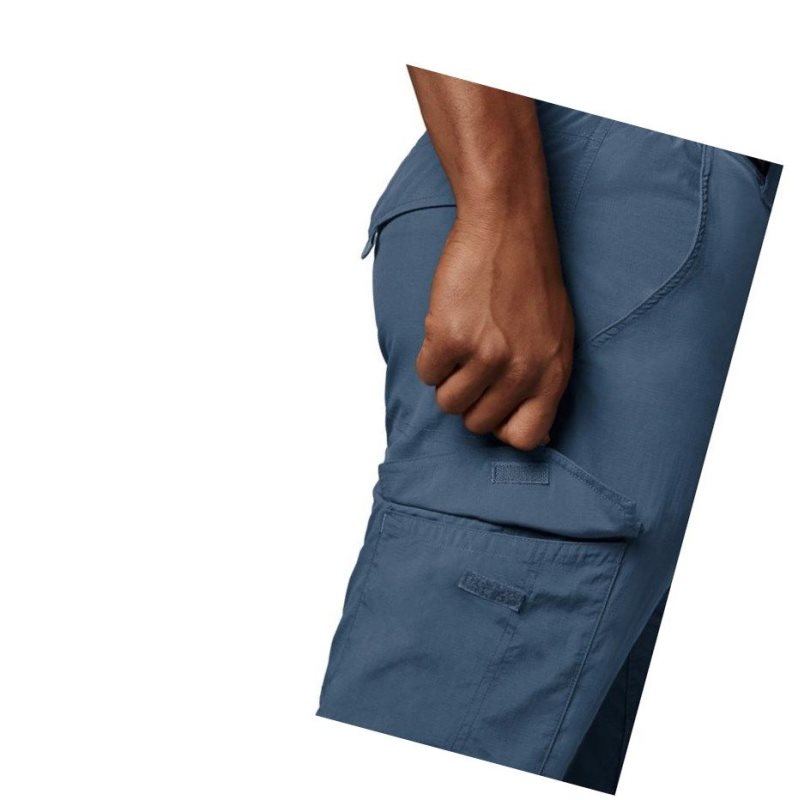 Columbia Silver Ridge Cargo Pantolon Erkek Koyu Mavi | 39174-GYAX