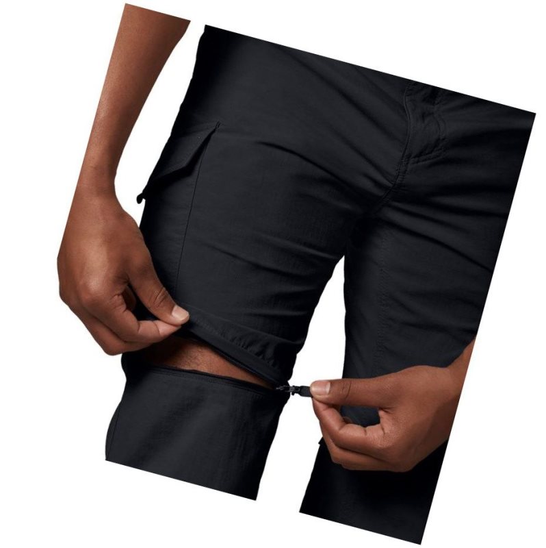 Columbia Silver Ridge Convertible Pantolon Erkek Siyah | 74203-KAQB
