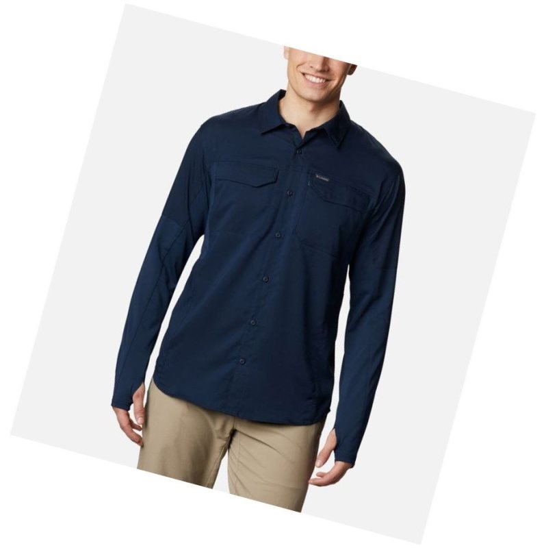 Columbia Silver Ridge Lite Hybrid Gömlek Erkek Lacivert | 48021-GNWS