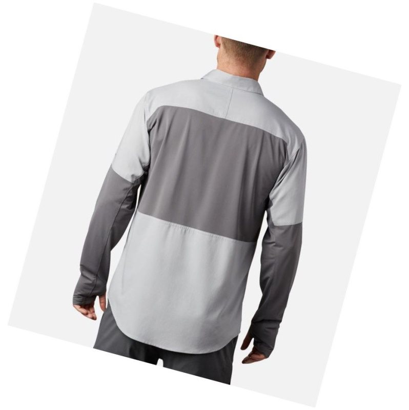 Columbia Silver Ridge Lite Hybrid Gömlek Erkek Gri | 09175-WDUM