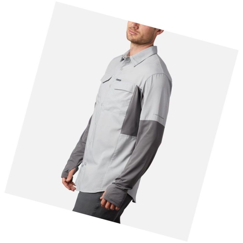 Columbia Silver Ridge Lite Hybrid Gömlek Erkek Gri | 09175-WDUM