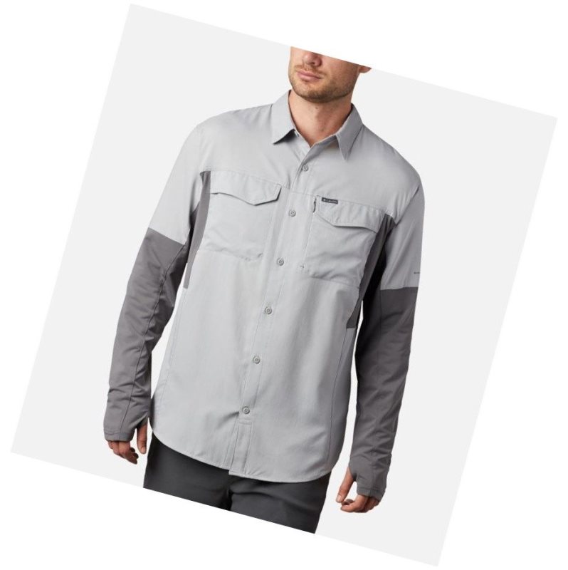 Columbia Silver Ridge Lite Hybrid Gömlek Erkek Gri | 09175-WDUM
