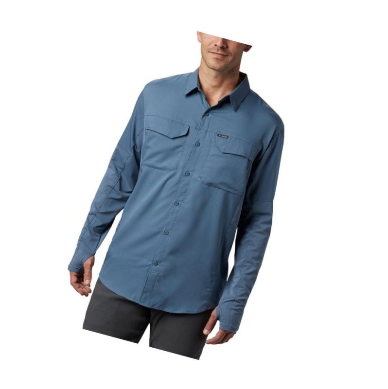Columbia Silver Ridge Lite Hybrid Gömlek Erkek Mavi | 08276-MXSB