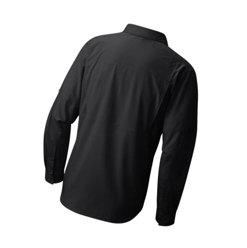 Columbia Silver Ridge Lite Long Sleeve Gömlek Erkek Siyah | 78260-JPTD