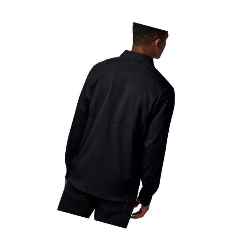 Columbia Silver Ridge Lite Long Sleeve Gömlek Erkek Siyah | 78260-JPTD
