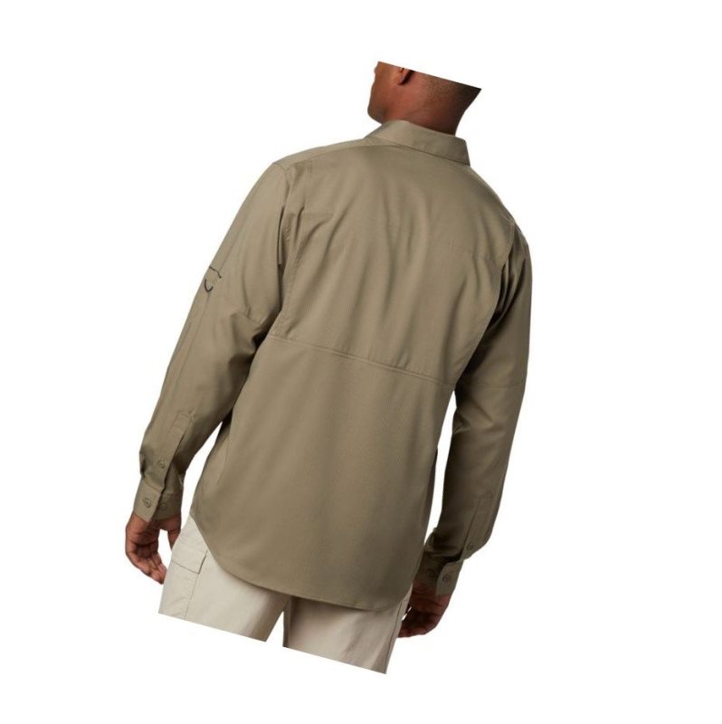 Columbia Silver Ridge Lite Long Sleeve Gömlek Erkek Zeytin Yeşili | 75384-NBPT