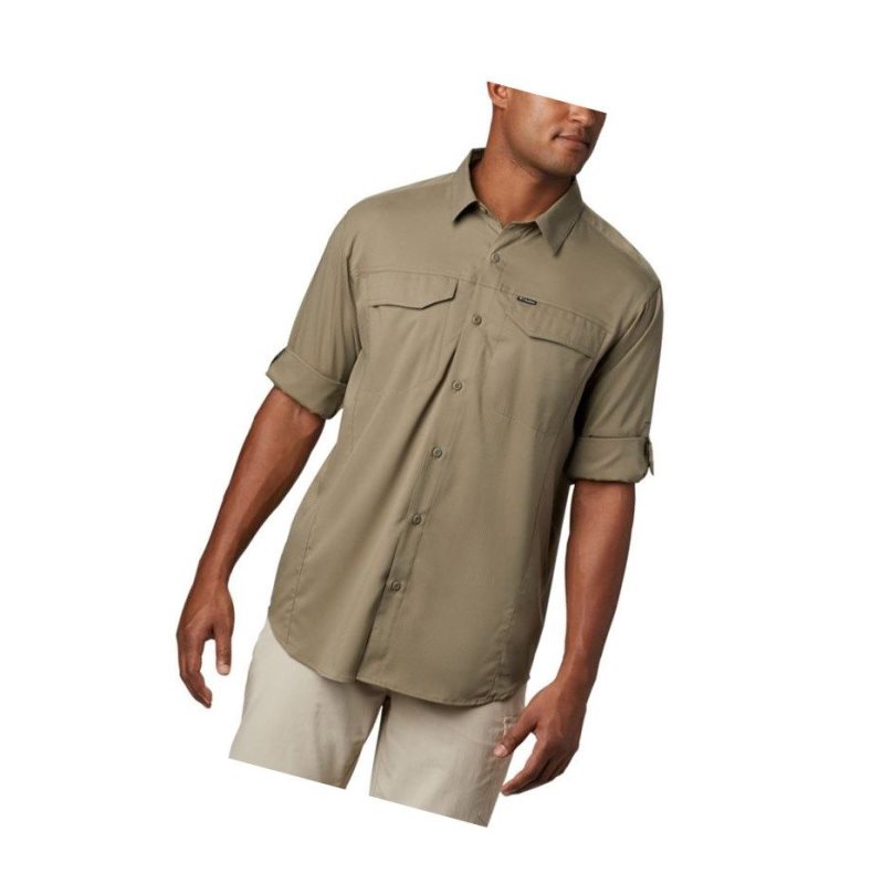 Columbia Silver Ridge Lite Long Sleeve Gömlek Erkek Zeytin Yeşili | 75384-NBPT
