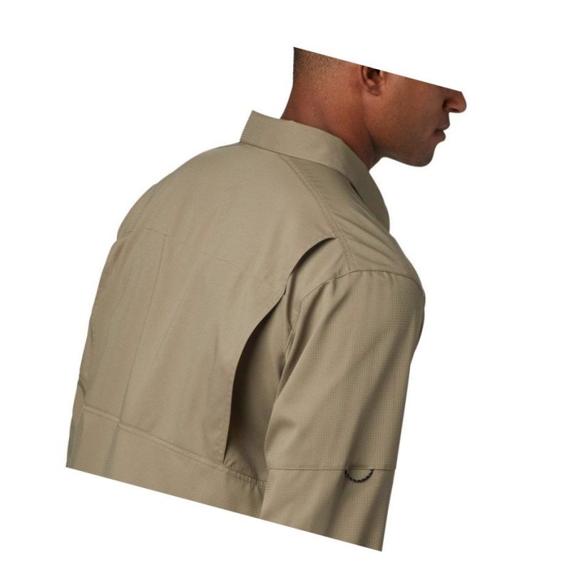 Columbia Silver Ridge Lite Long Sleeve Gömlek Erkek Zeytin Yeşili | 75384-NBPT