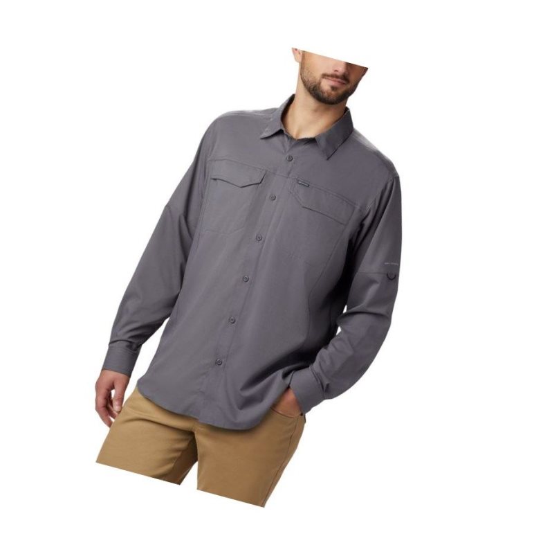 Columbia Silver Ridge Lite Long Sleeve Gömlek Erkek Gri | 69420-UZWA