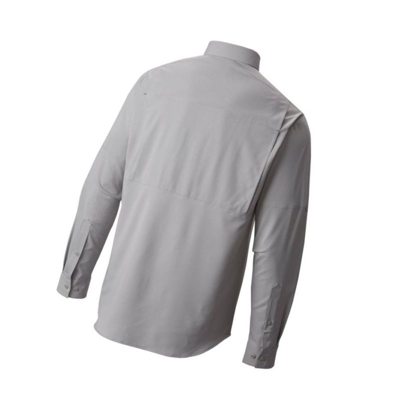 Columbia Silver Ridge Lite Long Sleeve Gömlek Erkek Gri | 39514-GXHZ