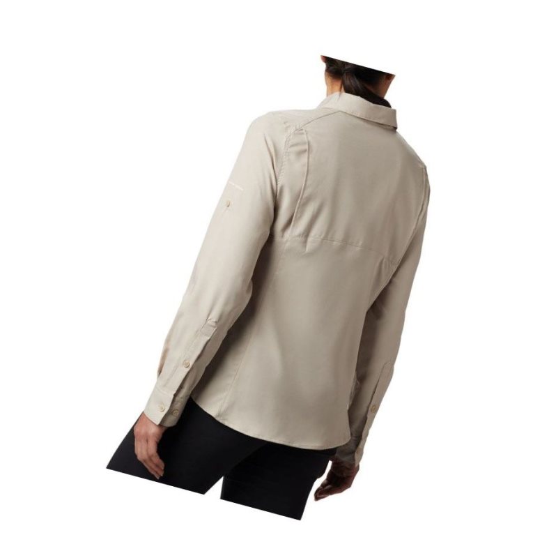 Columbia Silver Ridge Lite Long Sleeve Gömlek Kadın Haki | 28761-LWCJ