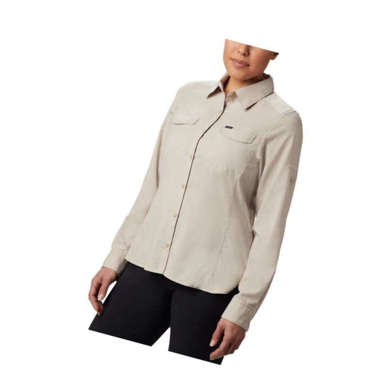 Columbia Silver Ridge Lite Long Sleeve Gömlek Kadın Haki | 28761-LWCJ