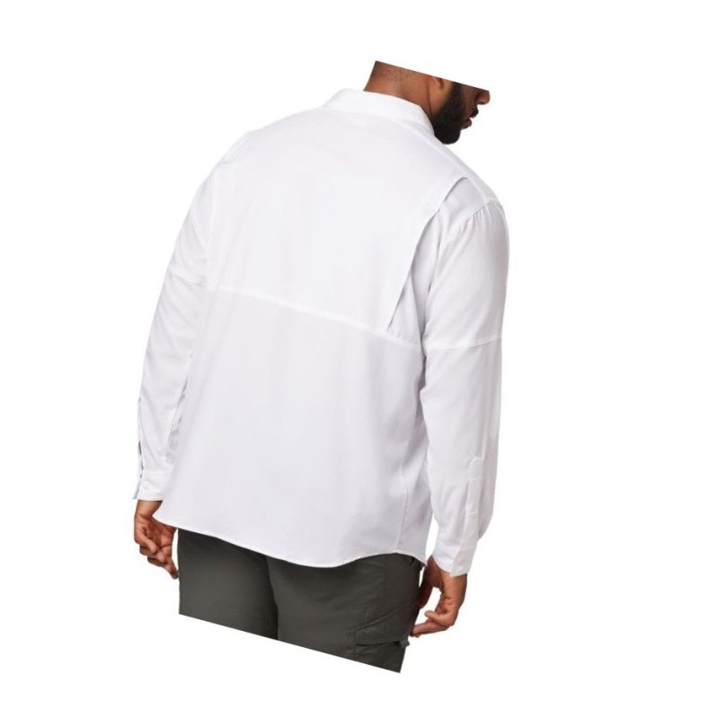 Columbia Silver Ridge Lite Long Sleeve Gömlek Erkek Beyaz | 25076-AFXC