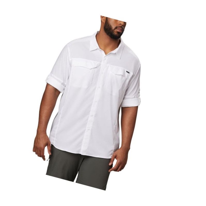 Columbia Silver Ridge Lite Long Sleeve Gömlek Erkek Beyaz | 25076-AFXC